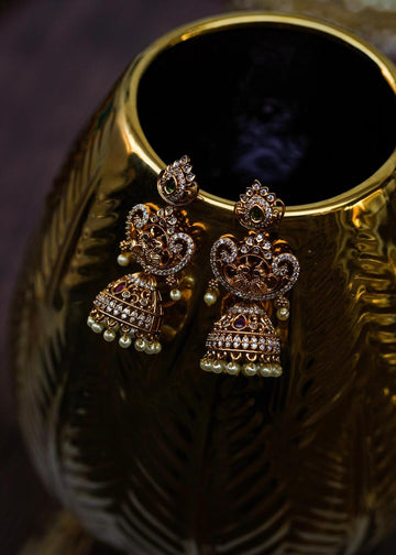 Temple Mini Jhumki