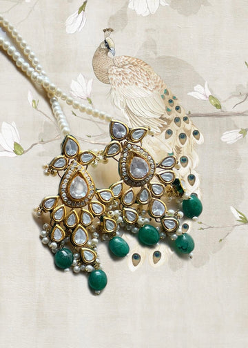 Gul e Raana polki Earrings