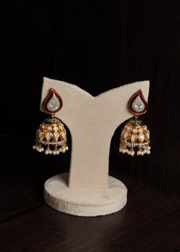 Meesha Polki Jhumka