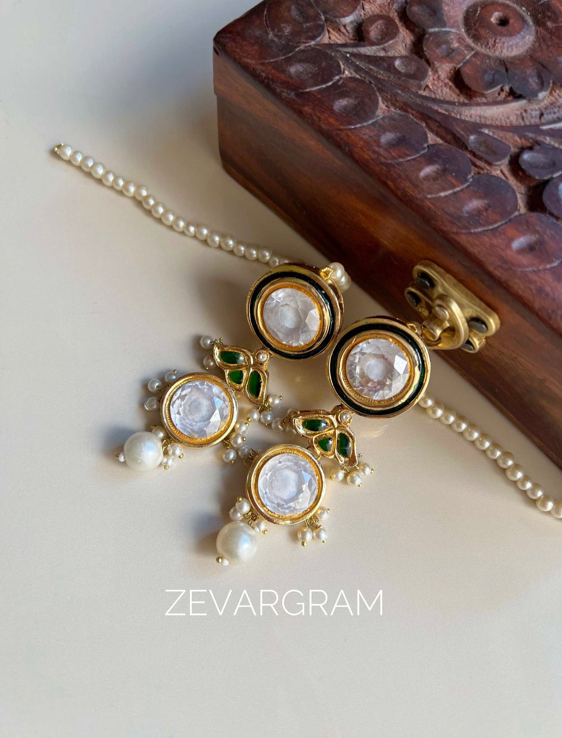 FARINE POLKI EARRINGS
